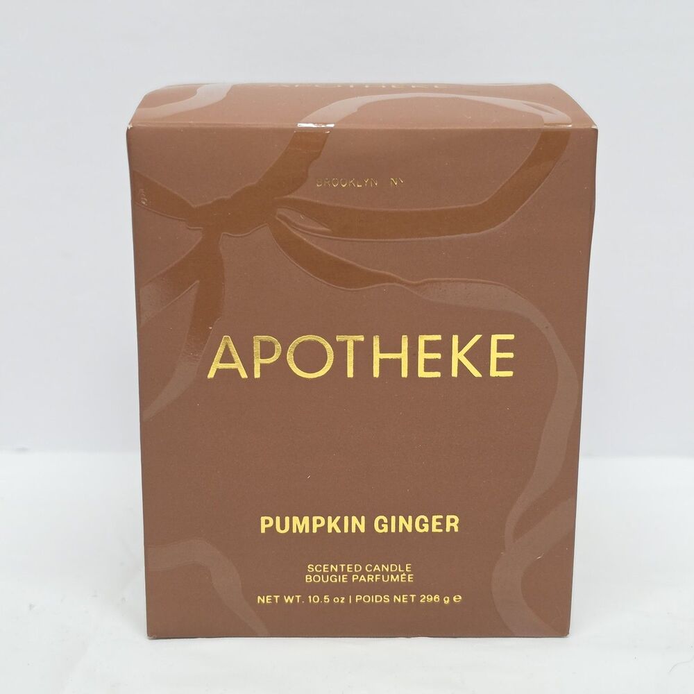 APOTHEKE Pumpkin Ginger Classic Scented Candle 10.5 oz. NEW